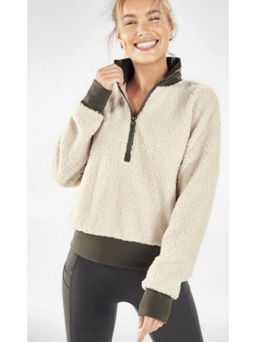 Fabletics Dream Fleece Pullover XXL Sherpa Polar